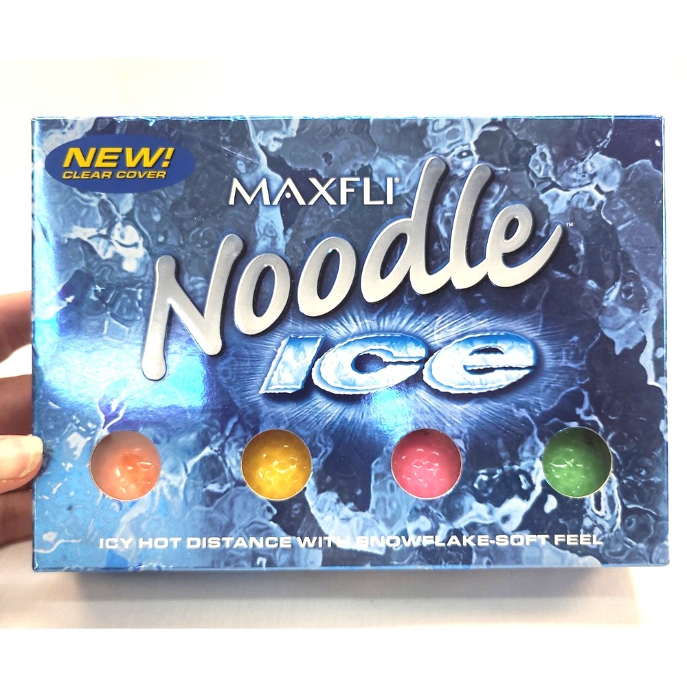 NEW 12 Maxfli Noodle Ice Distance Golf Balls Long & Soft 4 packs of three